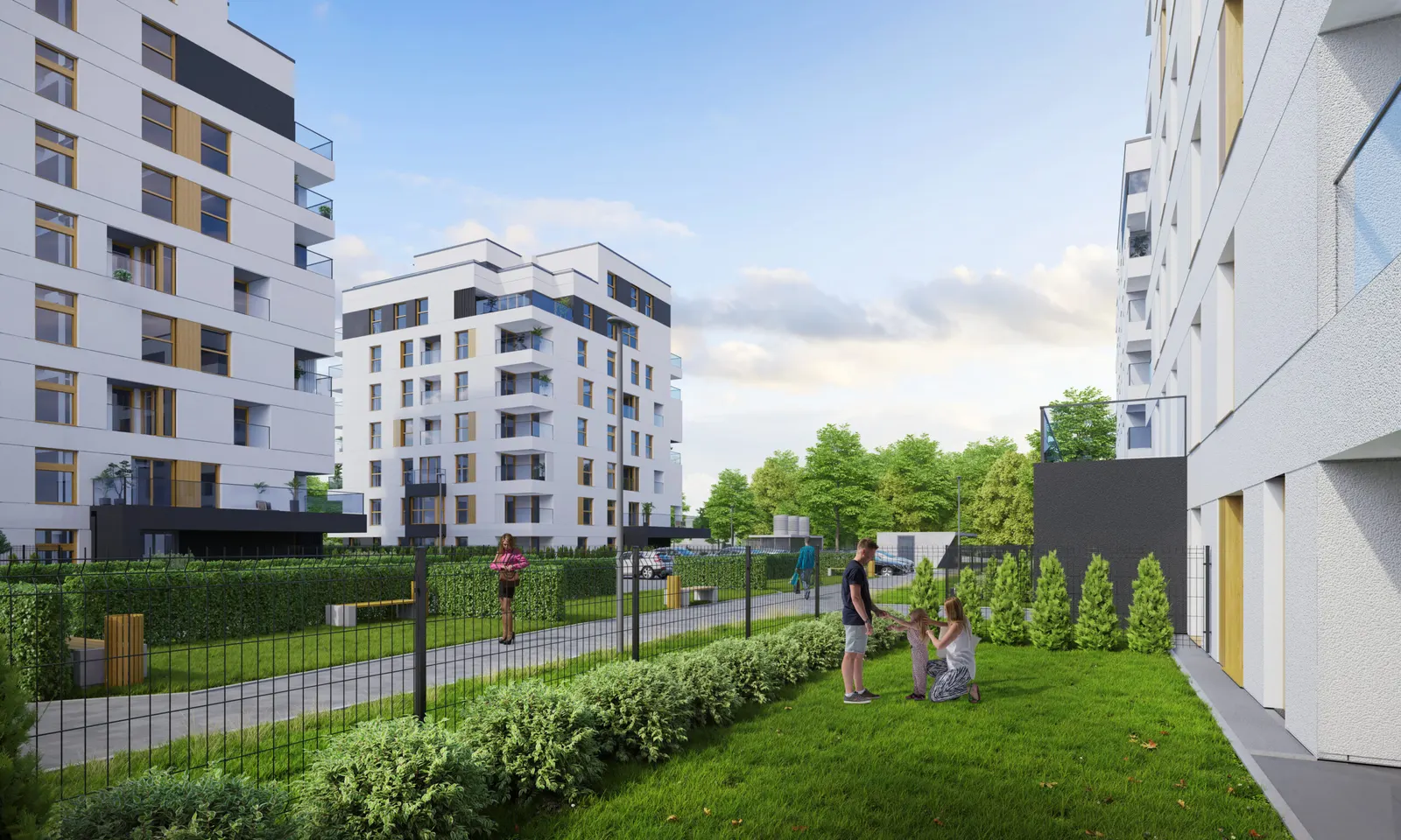 Wizualizacja inwestycji Park przy Stawach w Katowicach