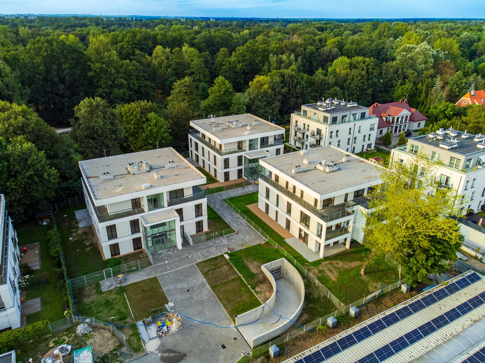 Wizualizacja inwestycji willowej we Wrocławiu